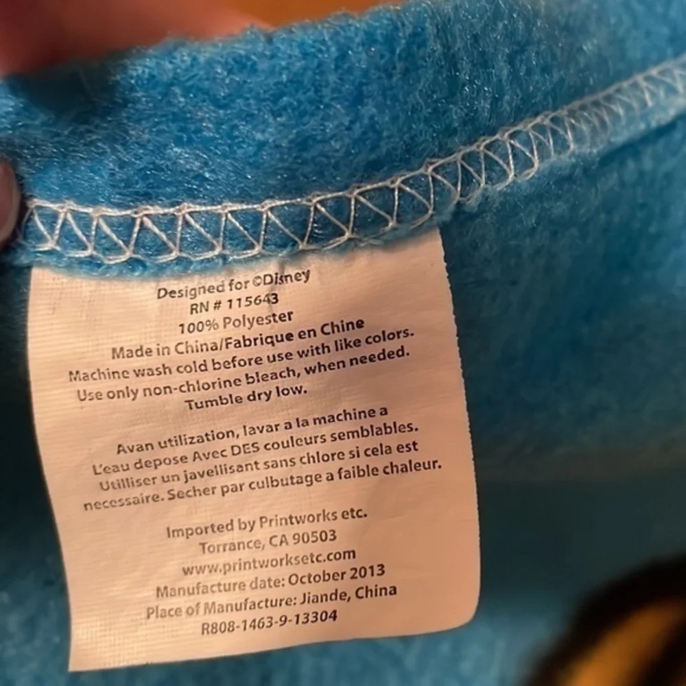 Disney Mickey Mouse Blanket Throw Blue‎